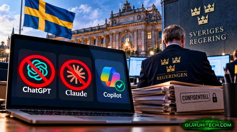 La Svezia blocca ChatGPT e Claude sui PC del governo: Copilot resta autorizzato