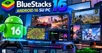 BlueStacks 16 porta Android 16 su PC: finestre indipendenti e giochi fino a 120 Hz