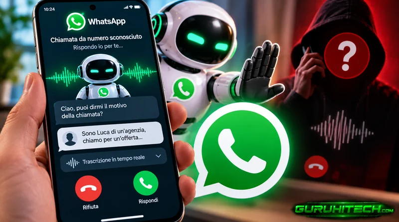 WhatsApp risponderà agli sconosciuti al posto tuo: ecco il nuovo filtro per le chiamate