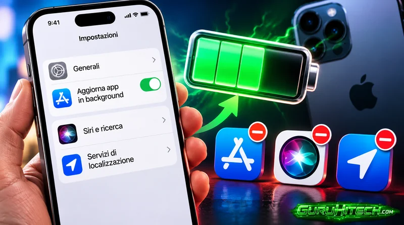Batteria iPhone che dura poco? Le impostazioni da cambiare per consumare meno