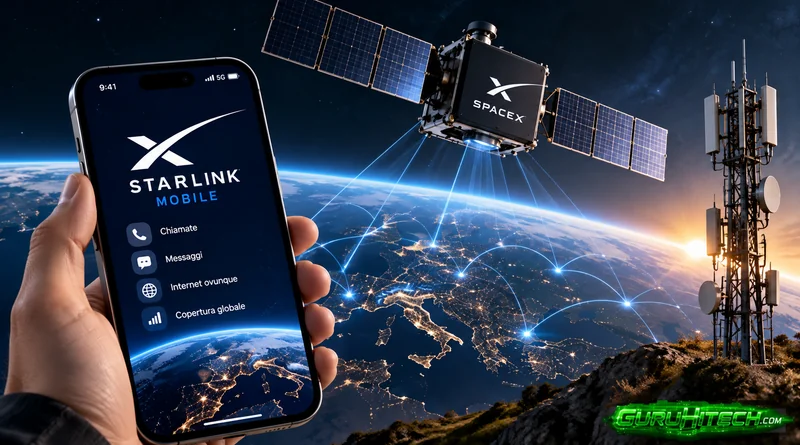 SpaceX vuole diventare un operatore mobile: Starlink sfida i giganti della telefonia