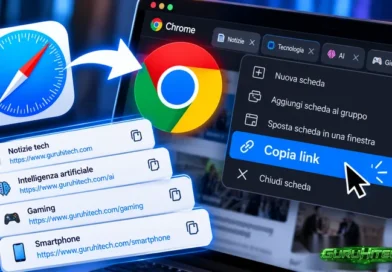 Google Chrome copia Safari: tutti i link delle schede con un solo clic