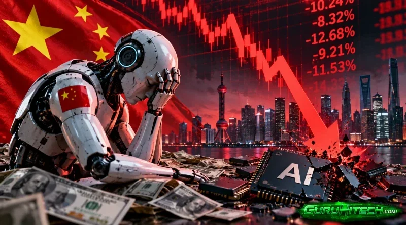 La bolla dell’IA scoppia in Cina: bruciati 480 miliardi di dollari