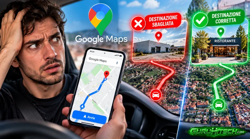 Google Maps ti porta nel posto sbagliato? Ecco perché succede e il trucco per evitarlo