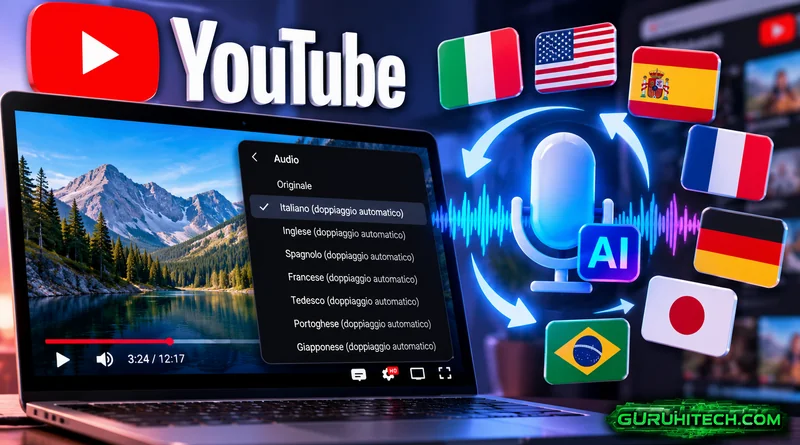 YouTube traduce i video con l’IA: come attivare il doppiaggio automatico in altre lingue