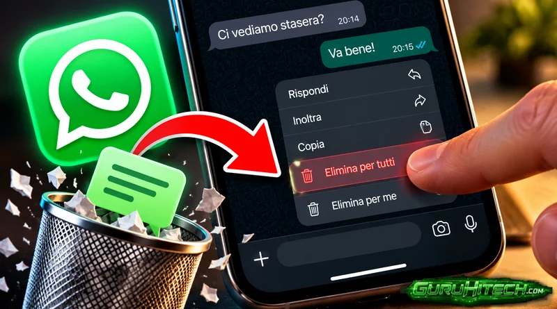 WhatsApp, il trucco per cancellare vecchi messaggi: funziona davvero?