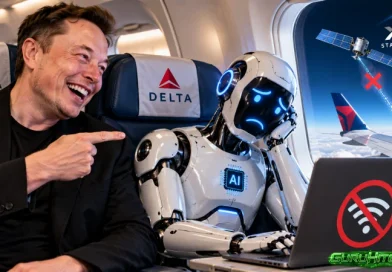 Elon Musk scherza sull’IA: “Per isolarla basta metterla su un volo Delta”
