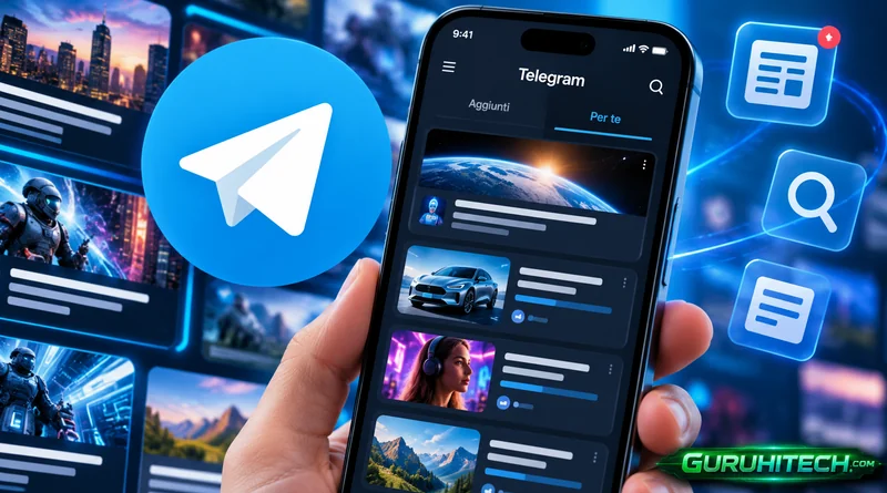 Telegram cambia volto: in arrivo un Feed di notizie con consigli personalizzati