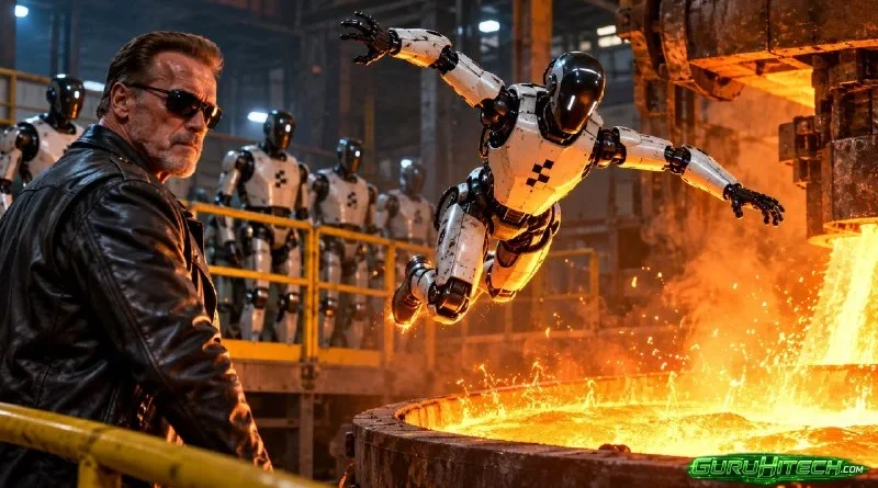 Figure AI manda i suoi robot a morire nell’acciaio fuso: Arnold Schwarzenegger dietro l’idea