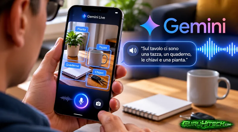 Gemini vede attraverso la fotocamera: come funziona Guided Vision