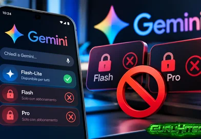 Gemini gratis perde Flash e Pro: cosa cambia dal 9 ottobre