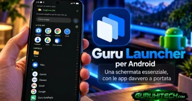Guru Launcher per Android: leggero, essenziale e con infinite personalizzazioni