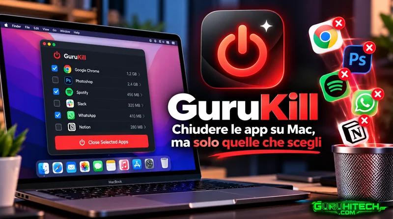 Chiudere le app su Mac, ma solo quelle che scegli: arriva GuruKill