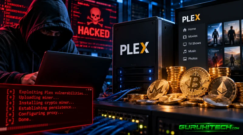Plex sotto attacco: gli hacker installano miner di criptovalute sui server non aggiornati