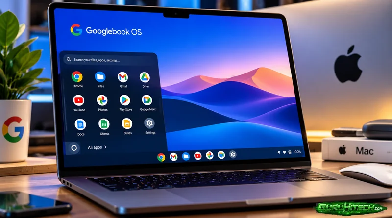 Googlebook OS arriva sui Mac Apple Silicon: ecco come funziona