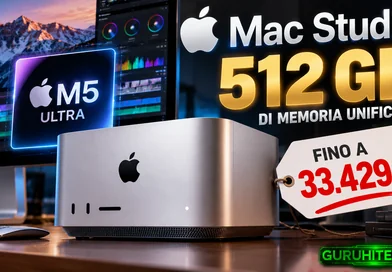 Mac Studio con 512 GB di RAM: Apple svela il prezzo, fino a 33.429 euro