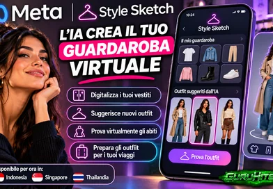 Meta lancia Style Sketch: l’IA trasforma i tuoi vestiti in un guardaroba virtuale