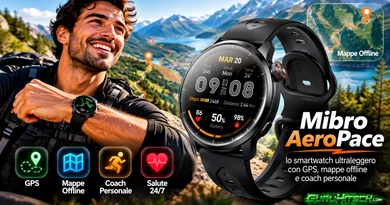Mibro AeroPace: lo smartwatch ultraleggero con GPS, mappe offline e coach personale