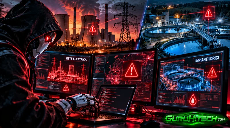 L’intelligenza artificiale può pianificare attacchi a reti elettriche e acquedotti: lo studio shock