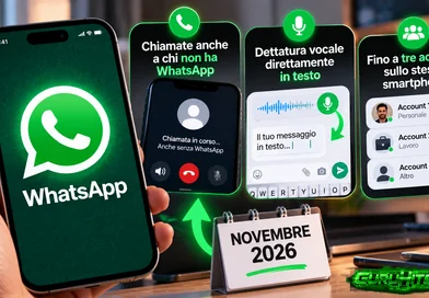 WhatsApp, tre novità in arrivo: chiamate senza account, dettatura e tre profili
