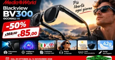 Blackview BV300 a soli 85 euro: gli occhiali con intelligenza artificiale sono in offerta al 50%!