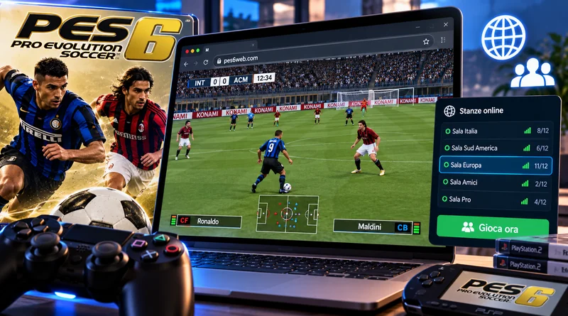 PES 6 torna gratis nel browser: si può giocare online con gli amici