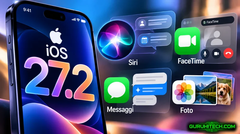 iOS 27.2 è disponibile: Siri ricorda le conversazioni, FaceTime migliora e Messaggi diventa più intelligente