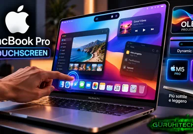 Apple rivoluziona il MacBook Pro: primo touchscreen OLED e Dynamic Island