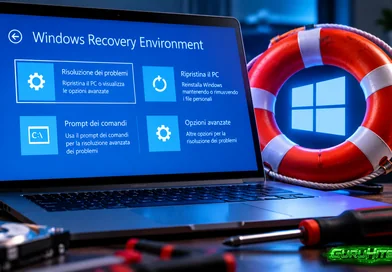 Windows non si avvia? Come usare Windows RE per salvare il PC