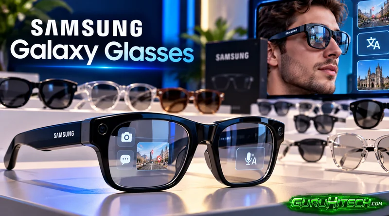 Samsung Galaxy Glasses, svelati tutti i modelli: 26 varianti e nuove specifiche