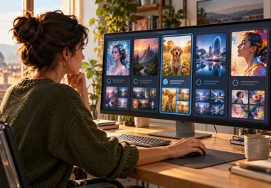 Scegliere un AI image generator prima della foto