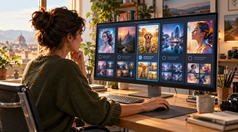 Scegliere un AI image generator prima della foto