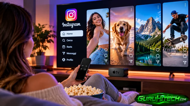 Instagram arriva su Apple TV: ora puoi guardare Reels e dirette sul televisore