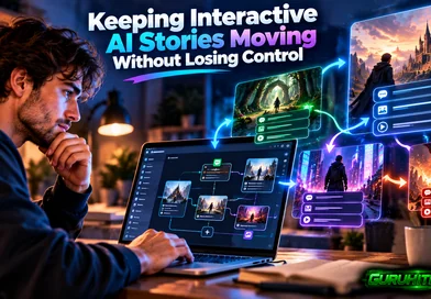 Keeping Interactive AI Stories Moving Without Losing Control
