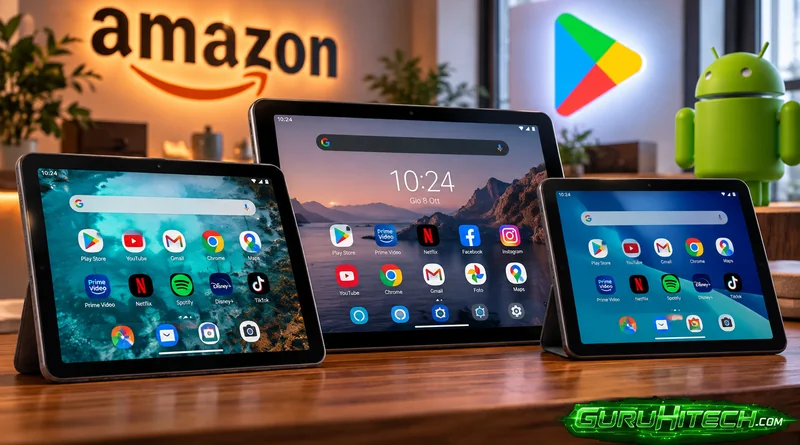 Amazon lancia Alexa Tablet: Android e Google Play arrivano su tre modelli