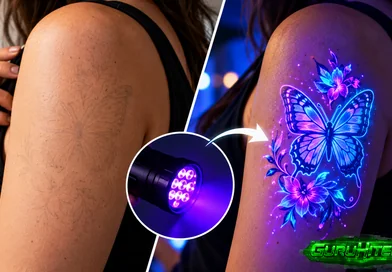 PhotoTat, arrivano i tatuaggi che puoi accendere e spegnere con la luce: ecco come funzionano