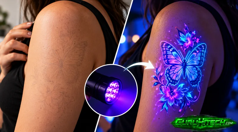PhotoTat, arrivano i tatuaggi che puoi accendere e spegnere con la luce: ecco come funzionano