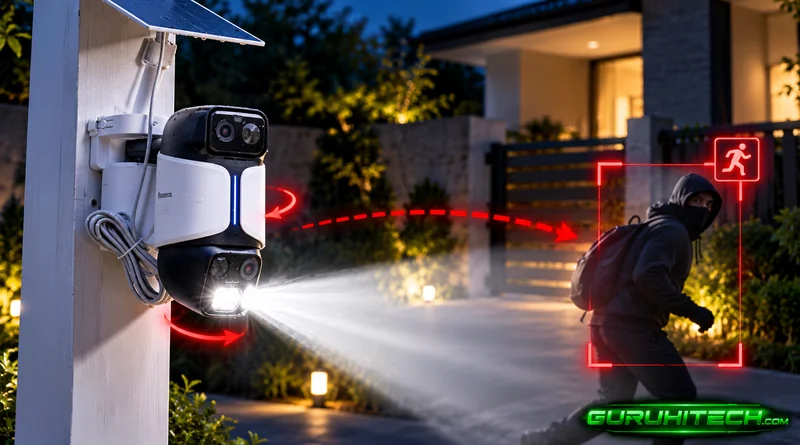 Baseus U2 Pro: la telecamera intelligente che punta un faro sui ladri e li segue mentre scappano