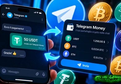 Telegram lancia Money: il nuovo portafoglio crypto con 5 trasferimenti gratis al giorno