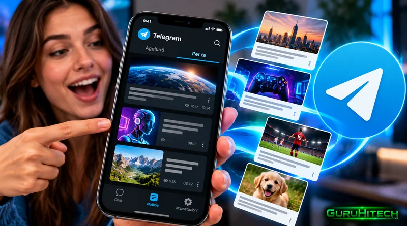 Telegram cambia tutto: in arrivo una bacheca di notizie personalizzata come sui social