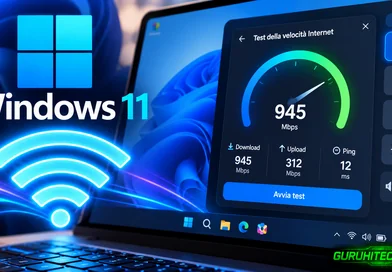 Windows 11 introduce lo Speed Test integrato: controlli la velocità Internet senza aprire il browser