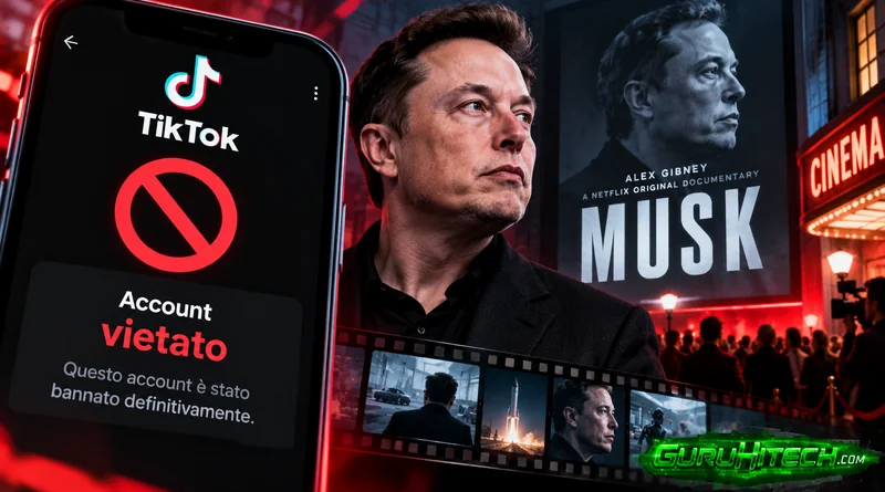 TikTok banna per sempre l’account del documentario su Elon Musk: scoppia il caso