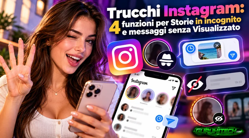 Trucchi Instagram: 4 funzioni per Storie in incognito e messaggi senza Visualizzato