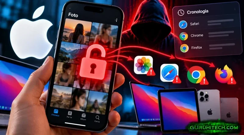 Apple, sei falle mettevano a rischio foto private e cronologia web