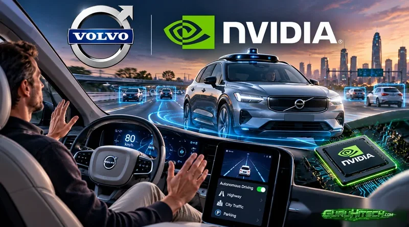 Volvo e NVIDIA sfidano Tesla: auto senza mani prima del 2030