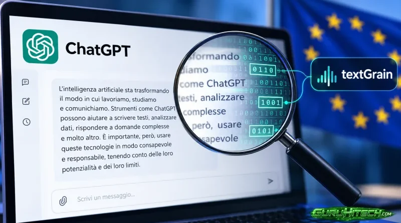 ChatGPT avrà un watermark invisibile nei testi: arriva textGrain