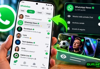 WhatsApp rivoluziona i Canali: arrivano nelle chat e decidi tu quali vedere