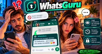 WhatsGuru, come vedere le anteprime dei messaggi WhatsApp eliminati