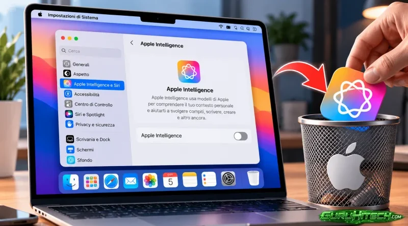 RemoveMacAI: come rimuovere Apple Intelligence da macOS 27