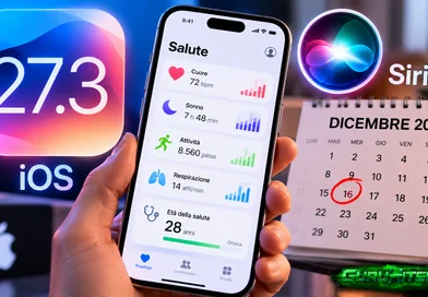 iOS 27.3 arriva a dicembre: Apple prepara una nuova app Salute e Siri AI